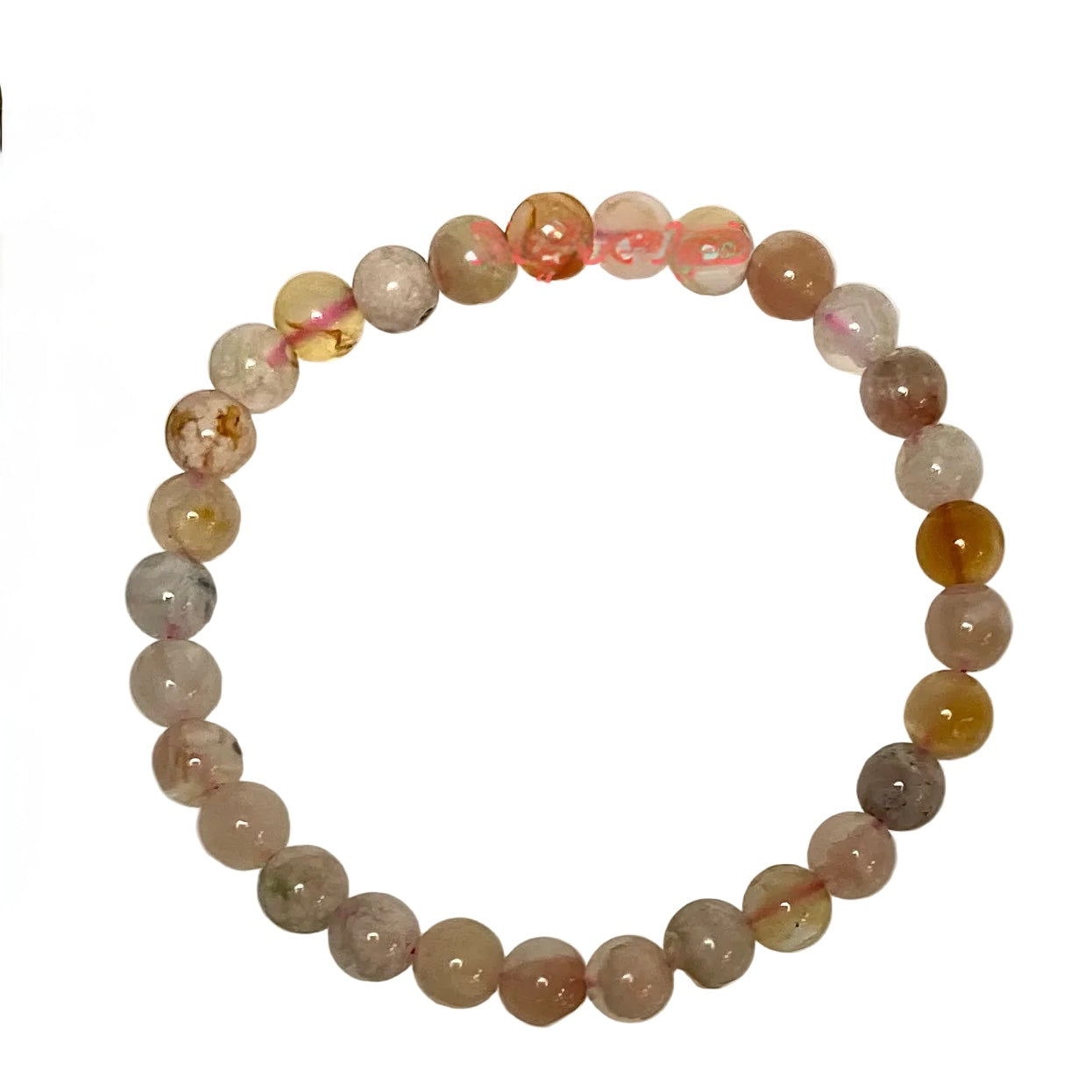 Flower Agate Crystal Bracelet