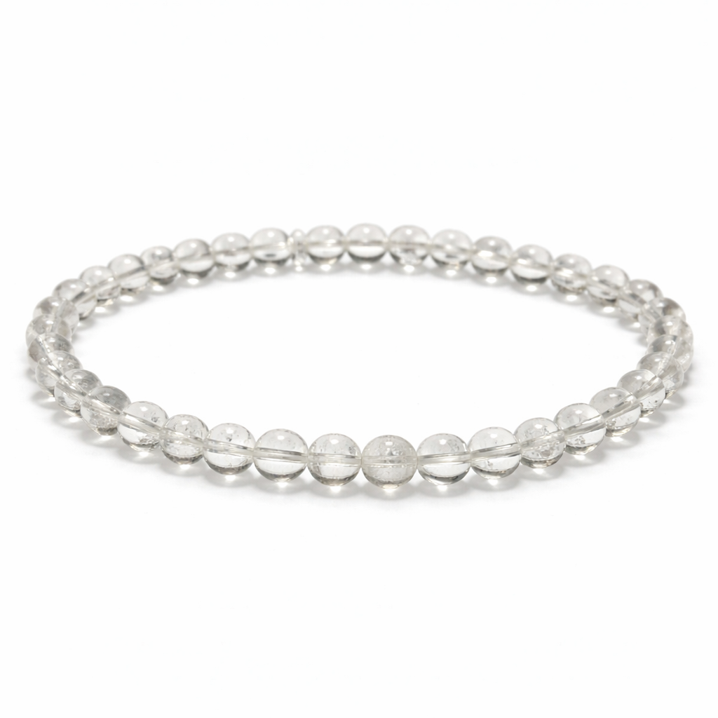 Clear Quartz Crystal Anklet