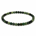 Moss Agate Crystal Anklet
