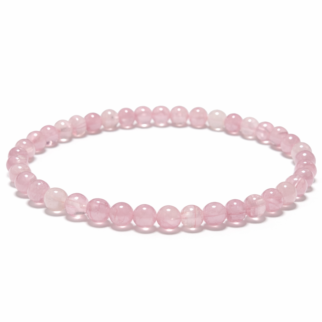 Rose Quartz Crystal Anklet